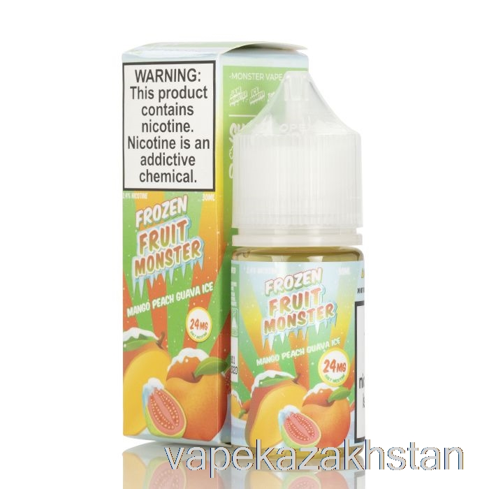 Vape Kazakhstan ICE Mango Peach Guava - Frozen Fruit Monster Salts - 30mL 24mg